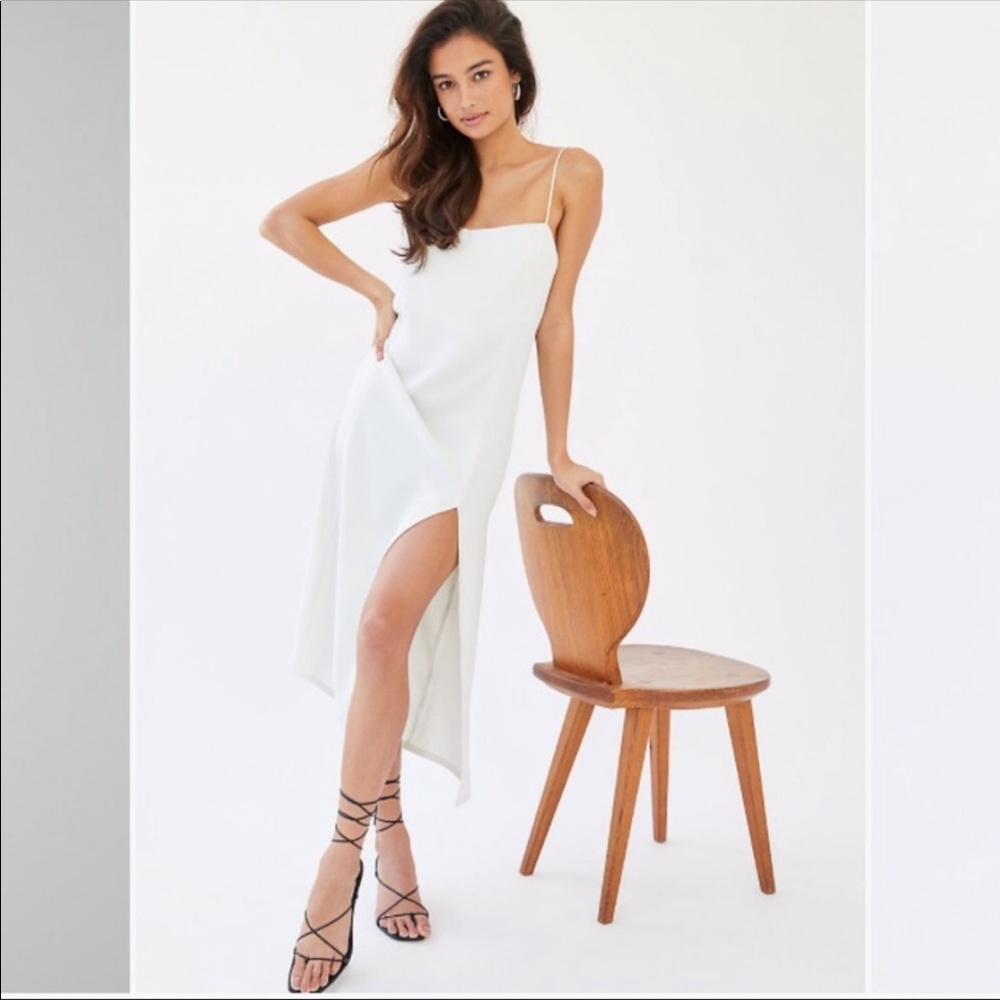Babaton slip slit dress (BLACK)